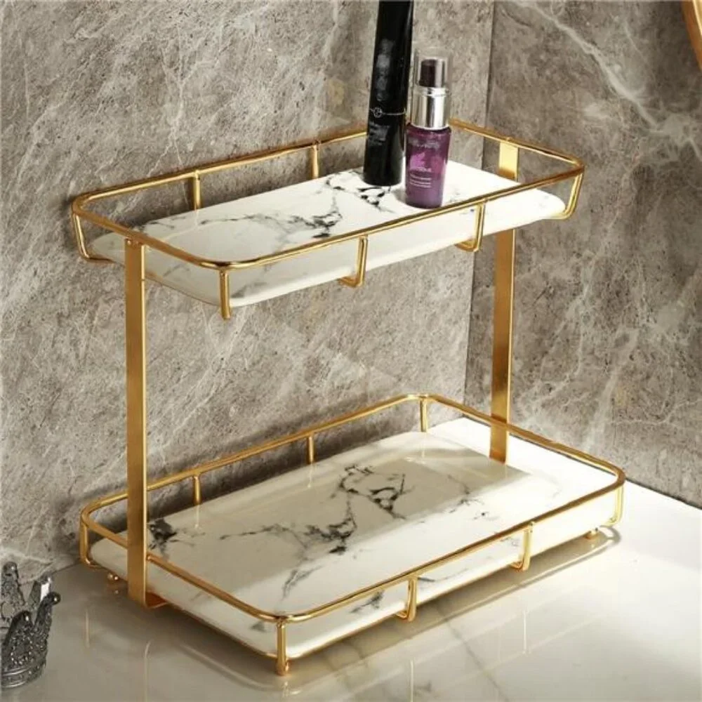 BathroomOrganizer Countertop PerfumeOrganizer Makeup Organizer Cosmetics Storage